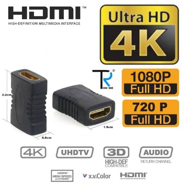 HDMI Konektor Connector Female to Female DVD TV Video