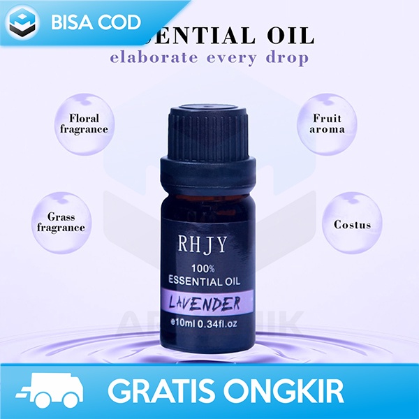 PEWANGI RUANGAN AROMATERAPI NATURAL ESSENTIAL OIL TAFFWARE HUMI 10ML