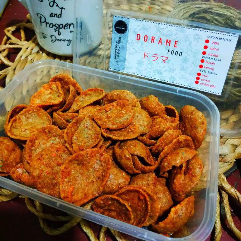 

Basreng pedas/basreng ikan tengiri