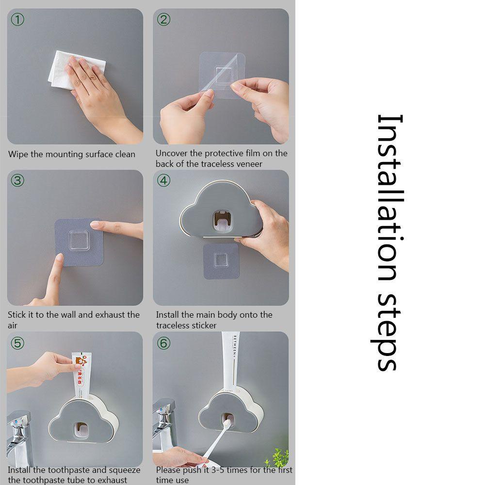 Populer Dispenser Odol Otomatis Multicolor Wall Suction Tempat Pasta Gigi Tempel Dinding