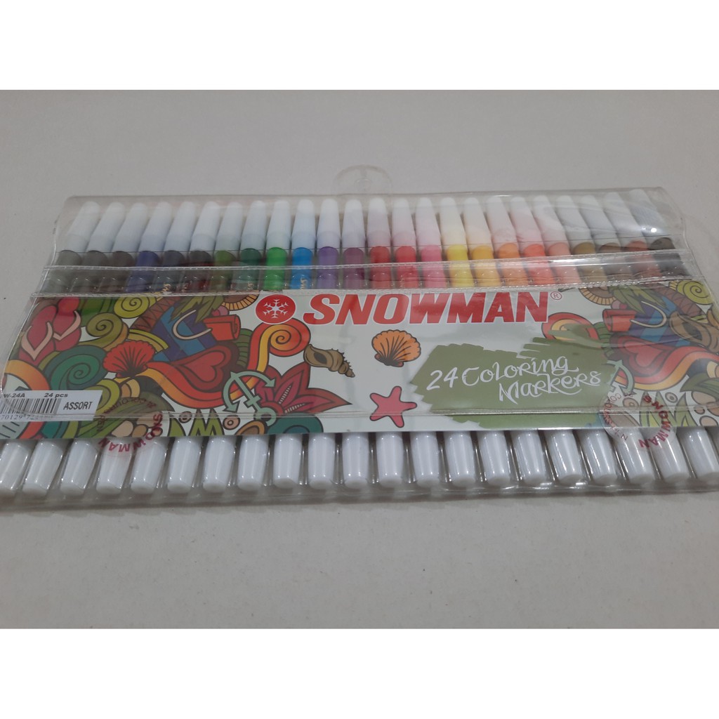 

SNOWMAN SPIDOL 24 WARNA