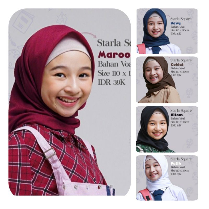NIBRAS HIJAB STARLA SQUARE