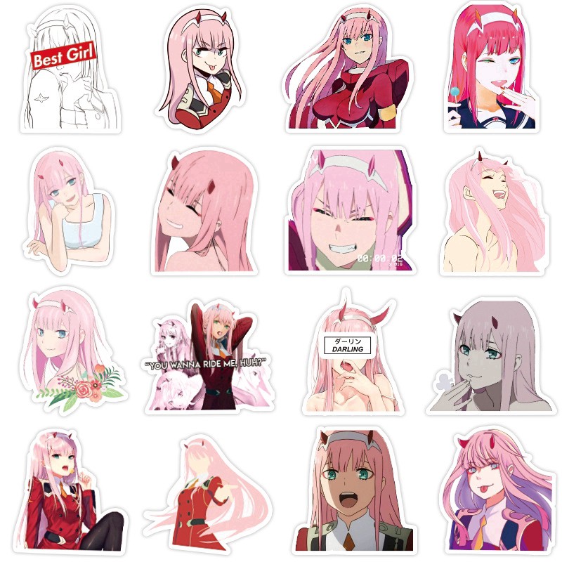 DF001 – Sticker / Stiker / Alat Tulis Anime Manga Cosplay Jepang Darling In The Franxx