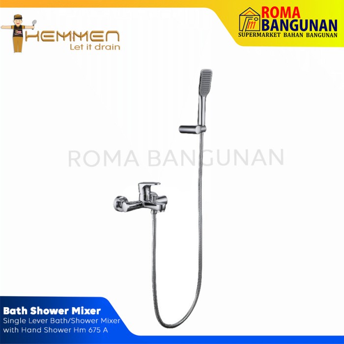 Hemmen Single Lever Bath /  Shower Mixer with Hand Shower HM 675