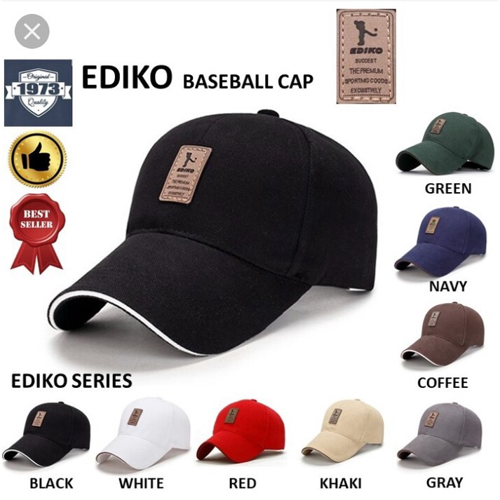 Topi ediko import/Topi pria distro Cap Ediko Terbaru 2022 Pria Dan Wanita Original Import