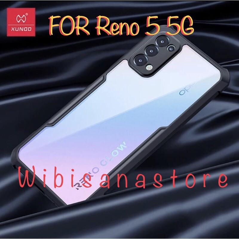 WS95 Original Case Sarung Hp Oppo Reno5 5 4G/5G Xundd Hard Soft Casing Cover Ori Transparent Ori