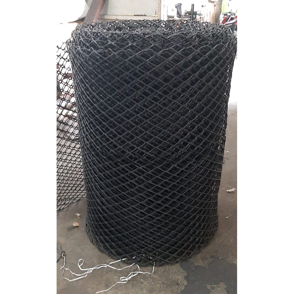 Kawat Jaring Plastik HDPE bentuk DIAMOND per ROLL panjang 25 meter lebar 1,4 meter (SANGAT KUAT)