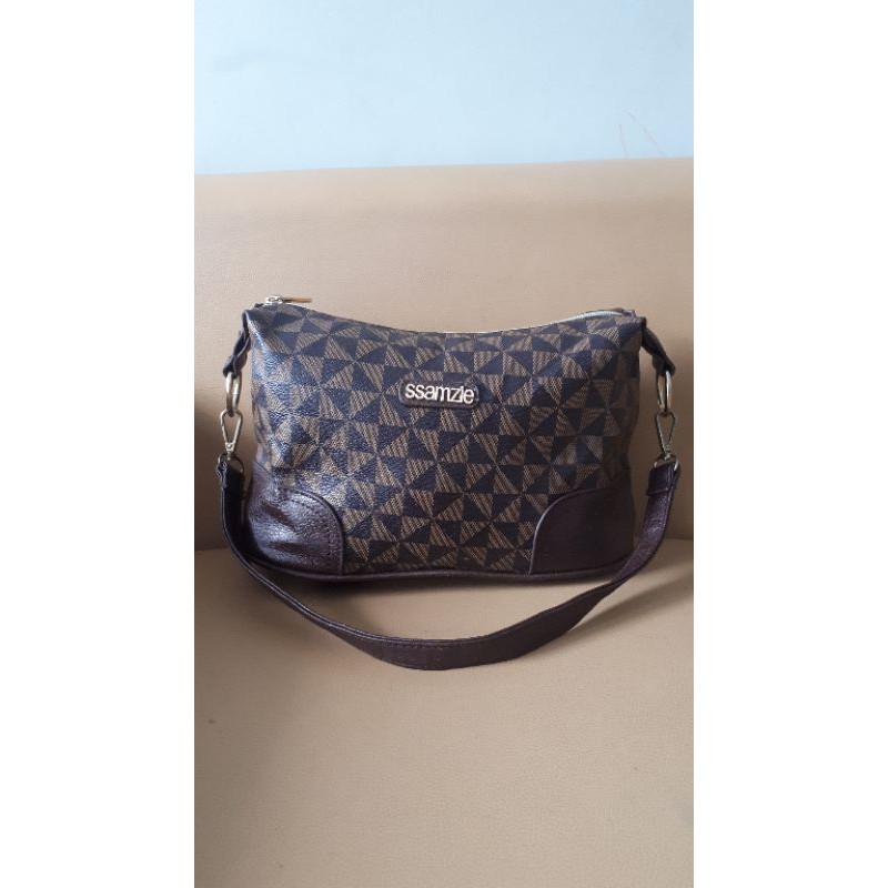 SALE TAS MONZA/PL SSAMZIE PVC MIX KULIT MURAH
