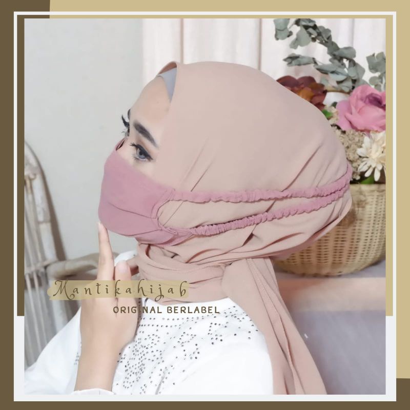 GROSIR 6000 MASKER KRIWIL POLOS DUA LAPIS MASKER HIJAB MASKER KESEHATAN MASKER MEDIS MASKER BAHAN