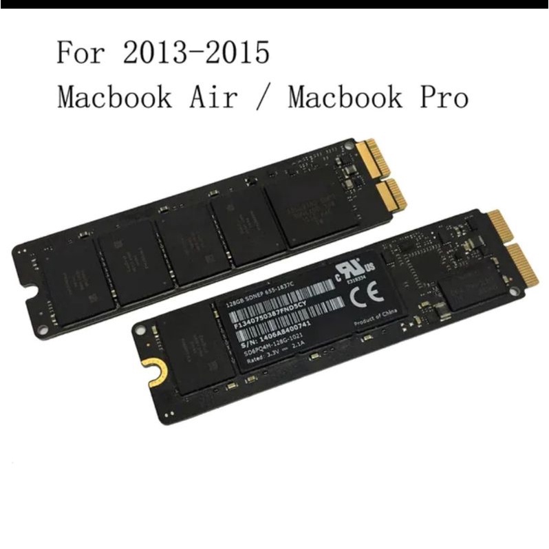 OBRAL SSD 128 ORIGINAL FOR MACBOOK AIR/PRO RETINA 11/13 IN 2013/2015