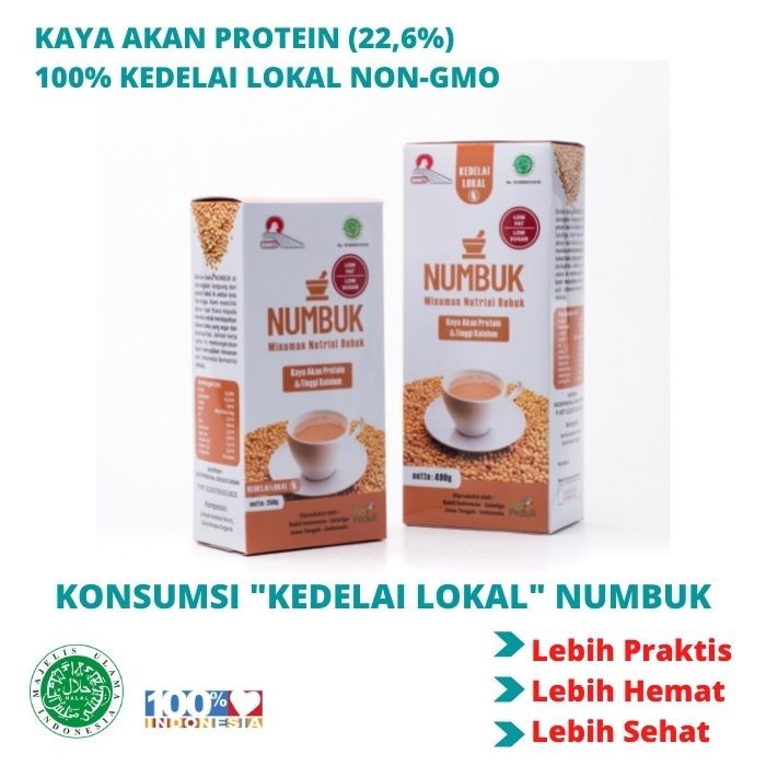 

NUMBUK BUBUK KEDELAI LOKAL × GULA KELAPA ORGANIK (400g)