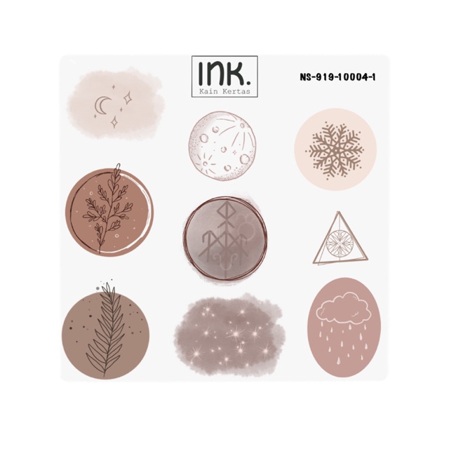 

Elements Sticker - Journal dan Decorative Stiker (NS-919-10004-1)