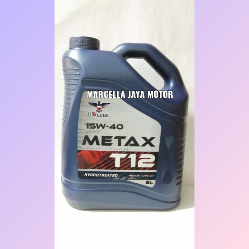 OLI MOBIL MURAH US LUBE USALUBE METAX T12 15W-40 5LITER