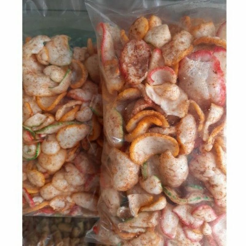 Jual Krupuk Jablay Pedas 220gr Krupuk Seblak Cemilan Snack Shopee