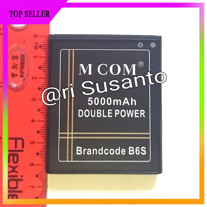 ACC HP BATERAI MCOM BRANDCODE B6S DOUBLE POWER 5000MAH