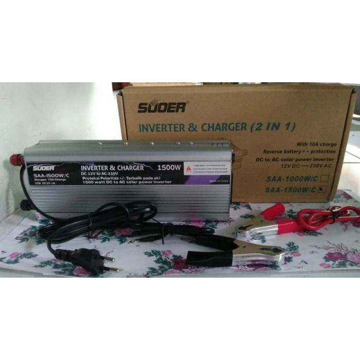 Inverter Dan Charger Suoer 1500 Watt