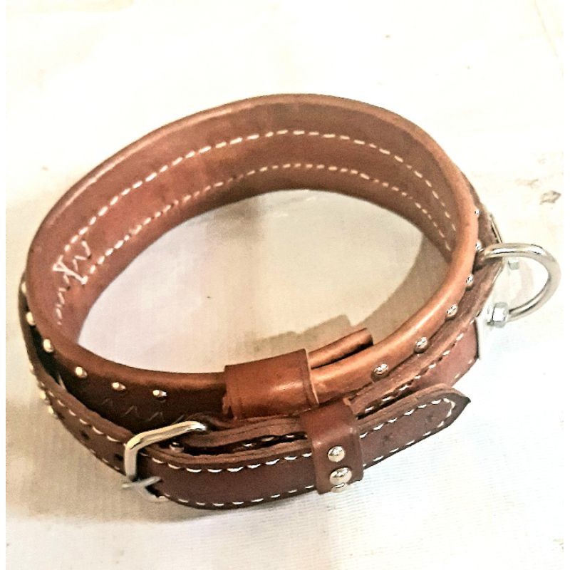 kalung anjing asli kulit