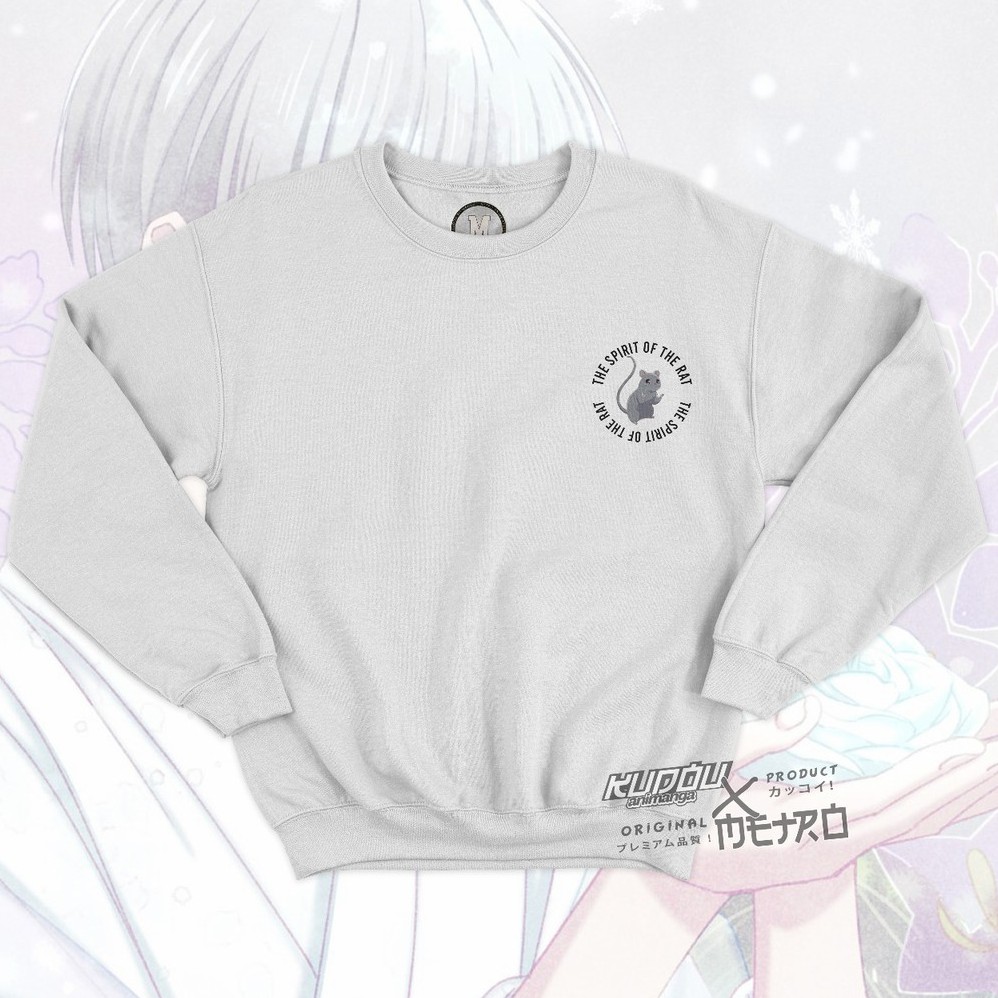 Crewneck Sohma Yuki Anime Manga Fruits Basket Premium Cotton Fleece