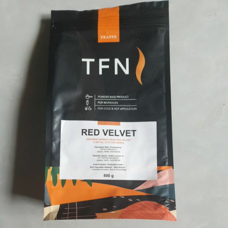 

Toffin Frappe Red Velvet 800gr