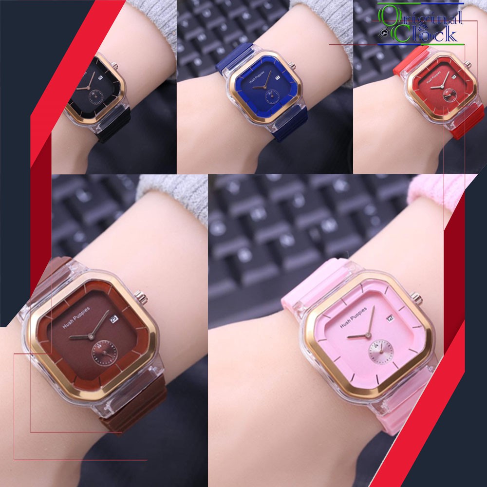 HUSH PUPPIES AC 2811 JAM TANGAN PRIA WANITA | RANTAI | KULIT | KARET | MURAH | FASHION MODEL AC TERL