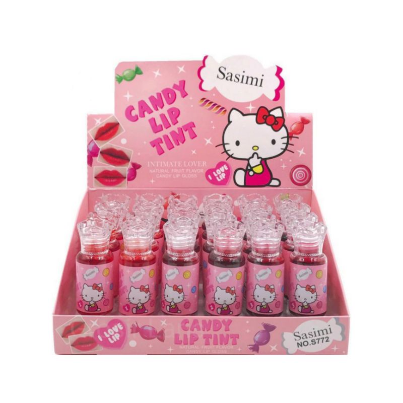 [ PERBOX ] LIPTINT HELLO KITTY WATER CANDY TINT  SASIMI