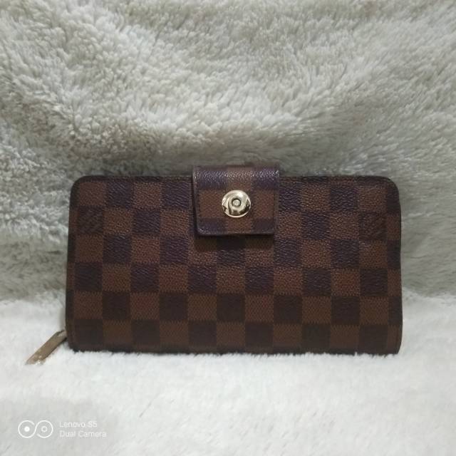 Preloved dompet LV damier no seri harga nego