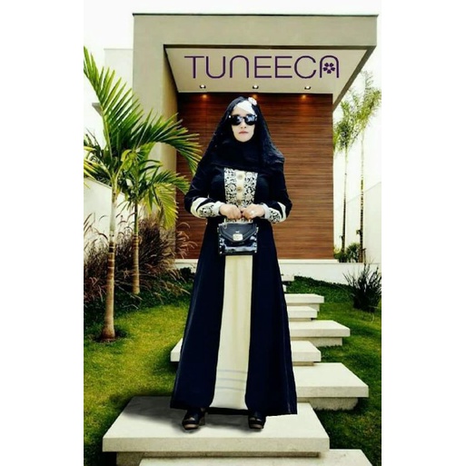 EDP liz pinky TUNEECA //gamis tuneeca original // gamis pesta // gamis katun// dress pesta tuneeca