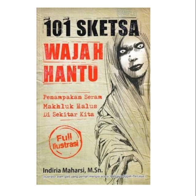 101 SKETSA WAJAH HANTU