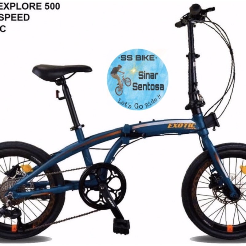 Sepeda Lipat Exotic Explore 500 20"
