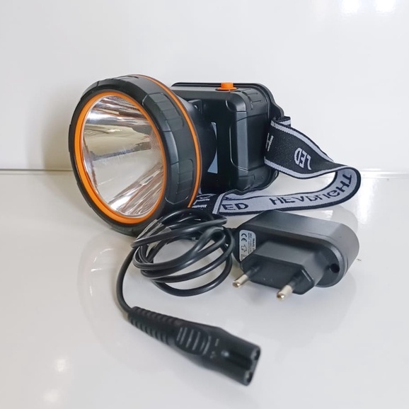 New Senter Kepala/Headlamp Tahan Air Luby L-2863LN LED 20 Watt Rechargeable 4000 mAh