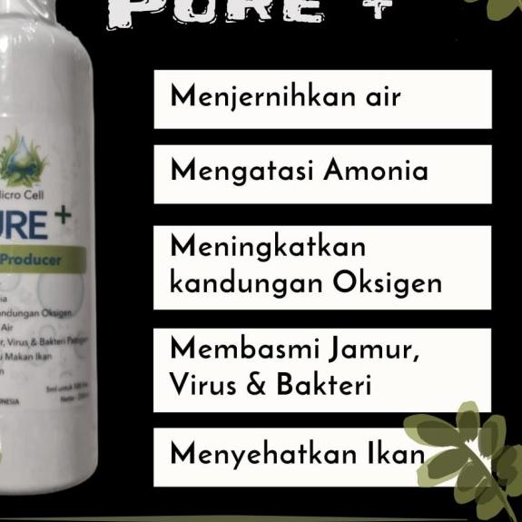 ☀ Pure+ - Pure Plus - Micro Cell - Bactery Starter ➹