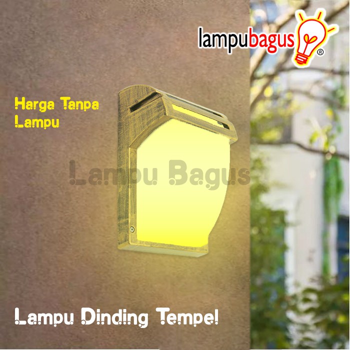 HK-Lampu Dinding Tempel Anti Karat Fitting E27