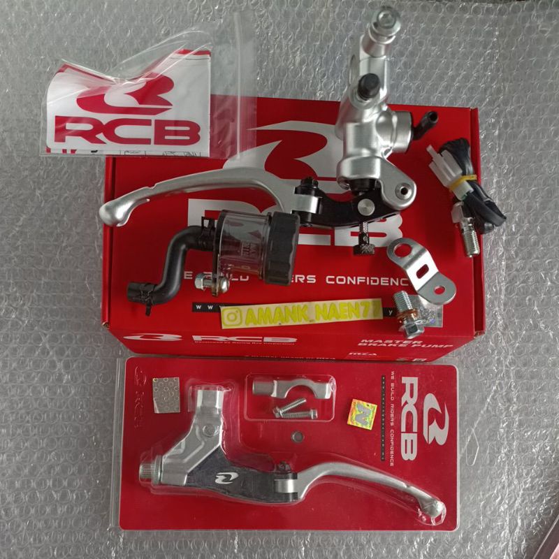 master assy s1 14 mm + handle kopling assy s1 rcb silver