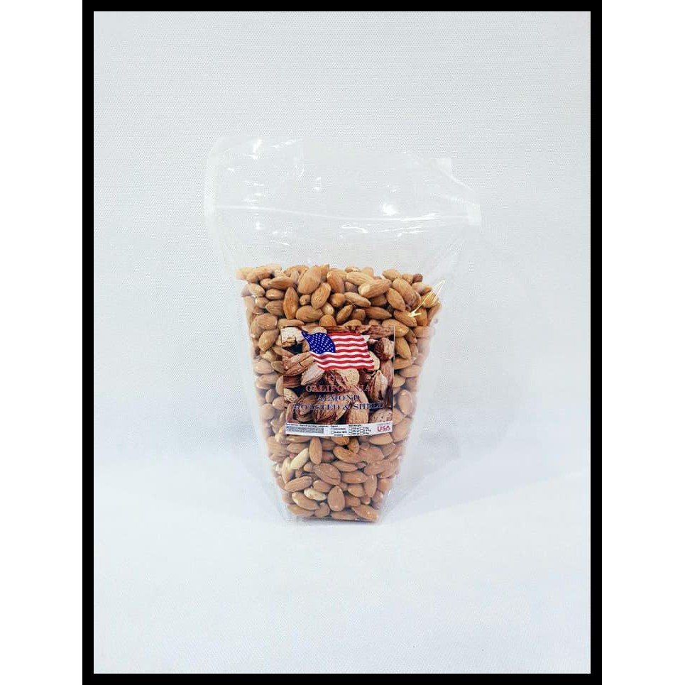 

HOT SALE Roasted Kacang Almond Kupas 1kg USA-CALIFORNIA - ORIGINAL POUCH terjamin