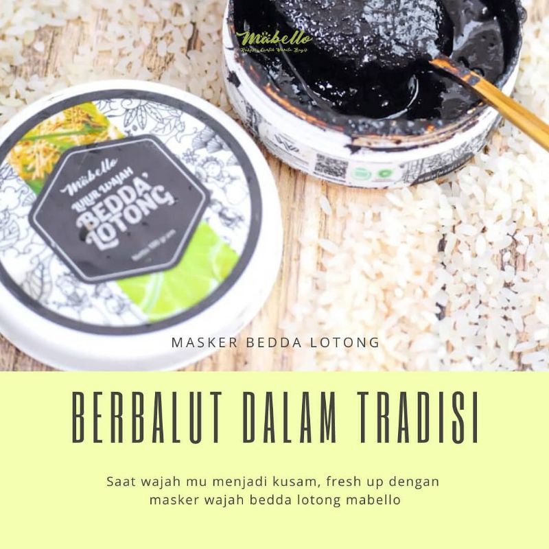 MASKER WAJAH MABELLO BEDDA LOTONG