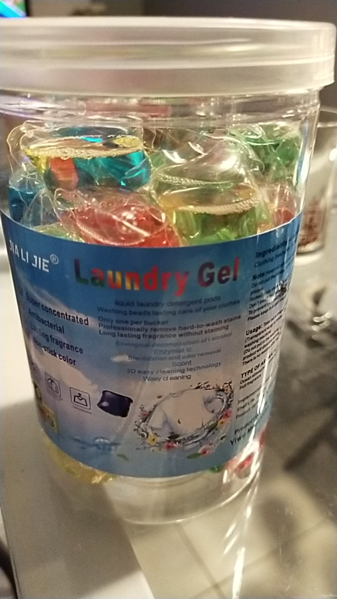 ✅[cod] Deterjen Gel Isi 50 Pcs  / Laundry Gel Ball / Deterjen Laundry / Sabun Cuci Viral