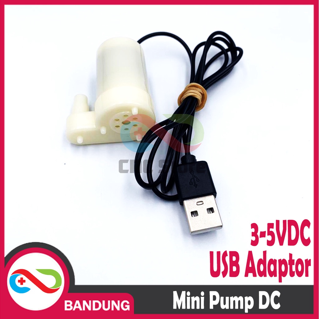 MINI PUMP MOTOR DC SUBMERSIBLE VERTICAL DC 5V USB ADAPTOR