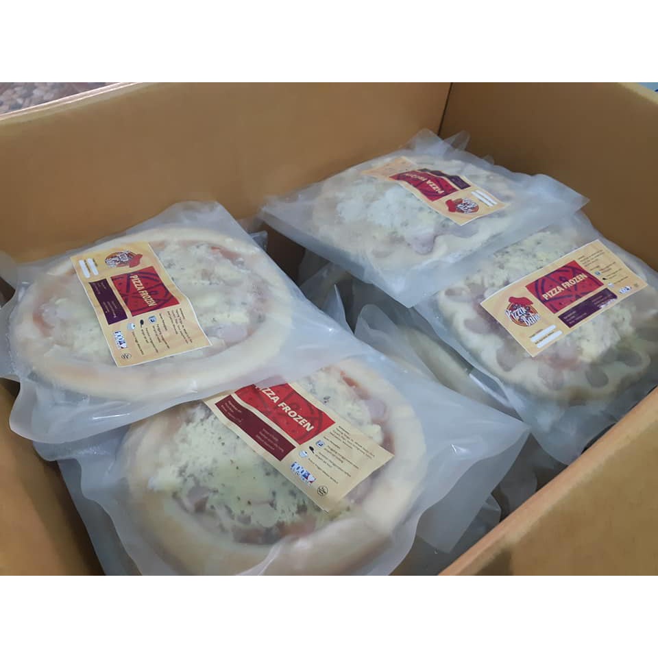 Pizza Instans Frozen Keju Mozarella (lengkap dgn Toping) Uk.20cm