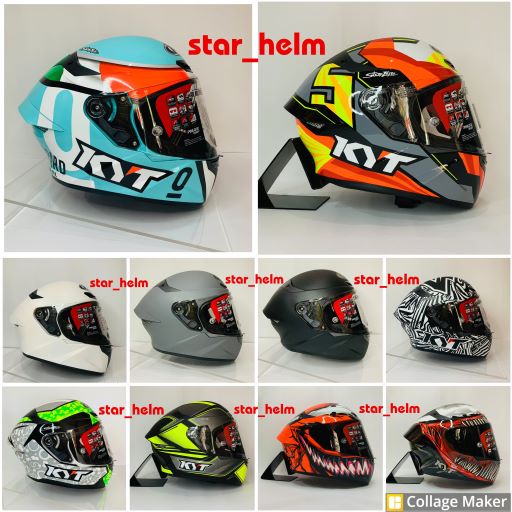 HELM FULL FACE KYT TT-COURSE ORIGINAL 100%