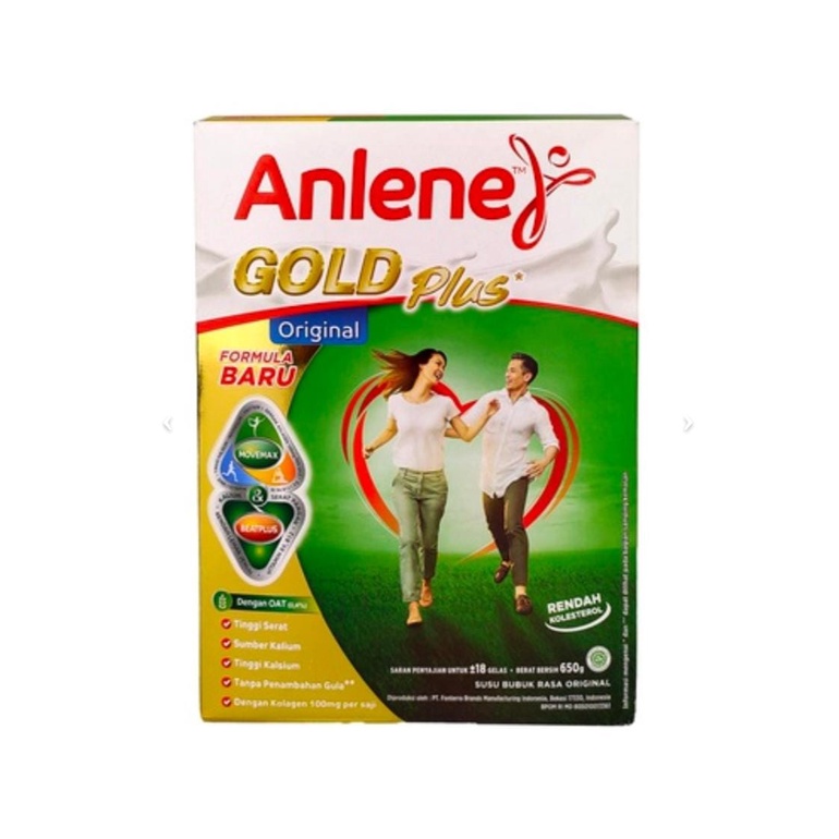 

SUSU KALSIUM LANSIA 50+ ANLENE GOLD PLUS 650 GR