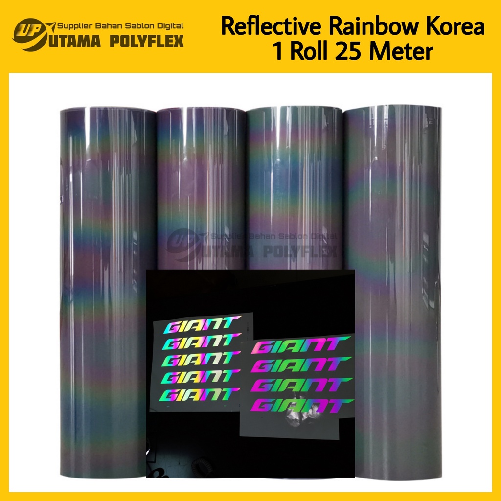 

(khusus Rollan) Polyflex Reflective Rainbow Korea / Poliflex Reflektif