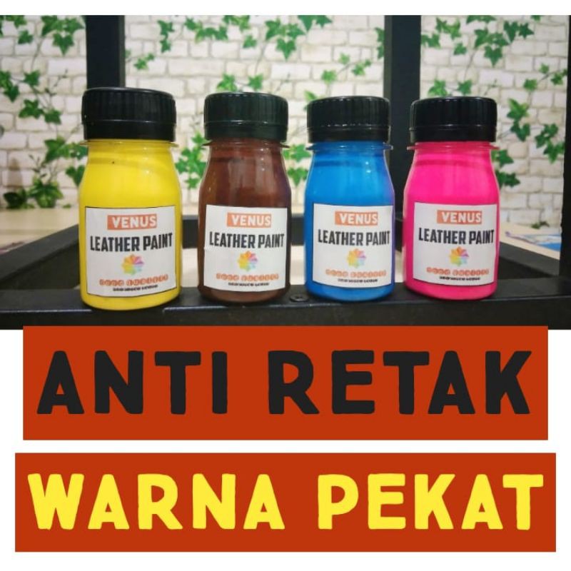 

Cat kulit asli dan sintetis untuk sepatu tas jaket dompet jok sofa dll