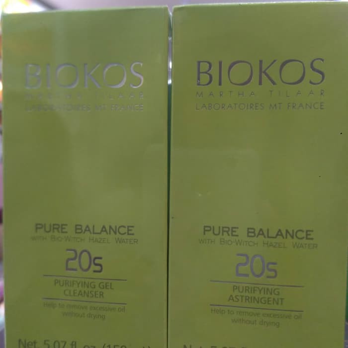 paket biokos pure balance cleanser dan toner
