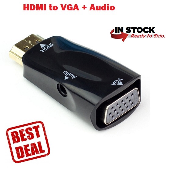 HDMI To VGA Dongle With Audio