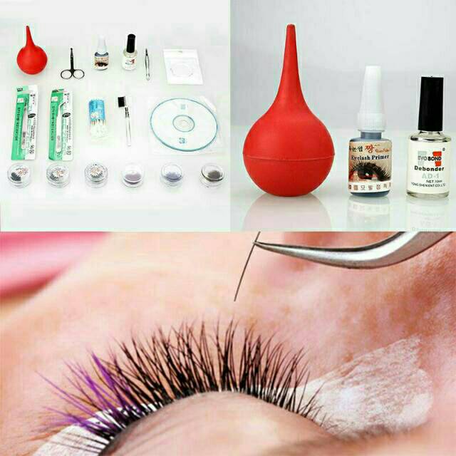 EYELASH EXTENSION KIT - PAKET BELAJAR BULU MATA TANAM - STATERKIT EYELASH EXTENSION BASIC