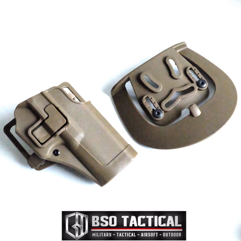 GOYANG HARGA:: Holster Blackhawk CQC For Handun Pistol Airsoft Glock 17 19 Short Ver 100%ORIGINAL