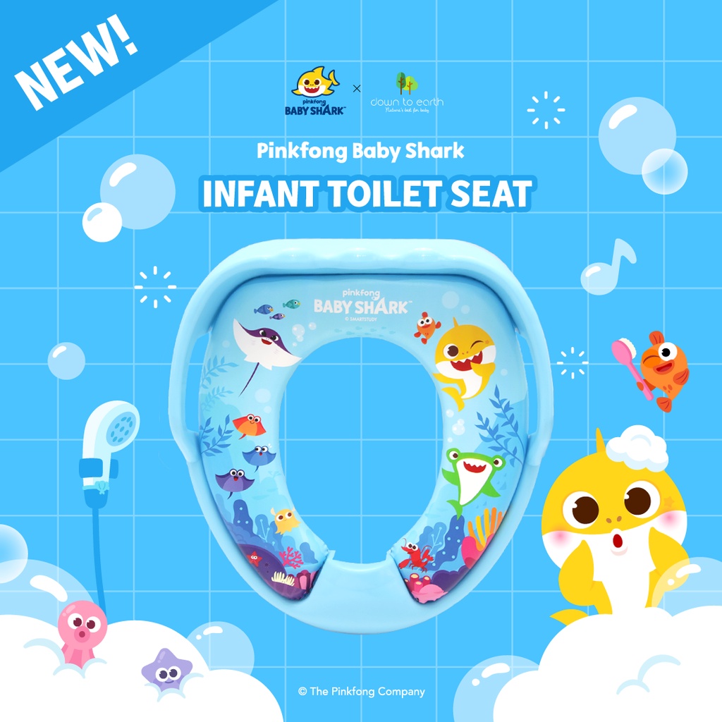 Jual Pinkfong Baby Shark Toilet Seat for infant Shopee Indonesia