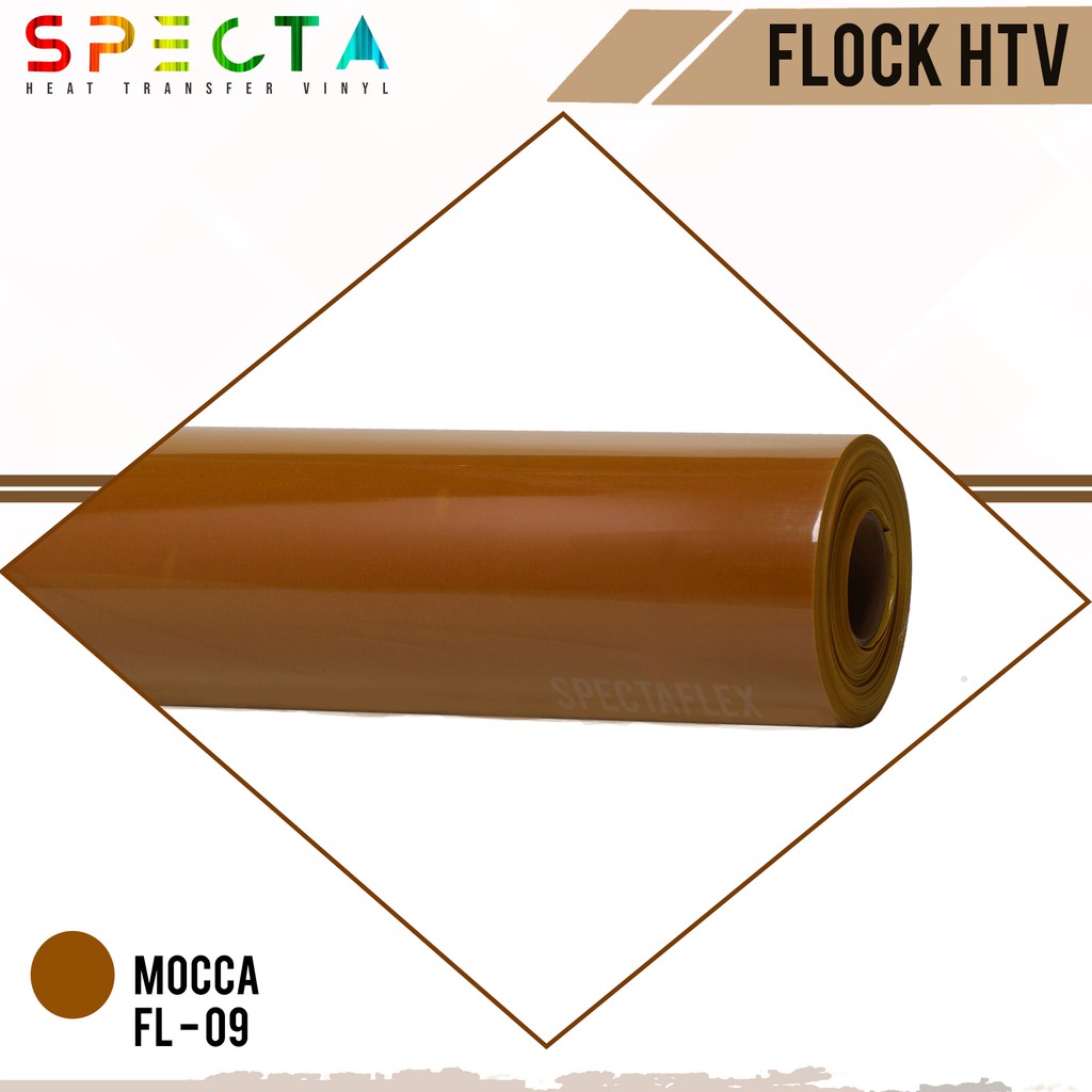 POLYFLEX FLOCK KOREA SPECTAFLEX FL-09 FLOCK HTV MOCCA