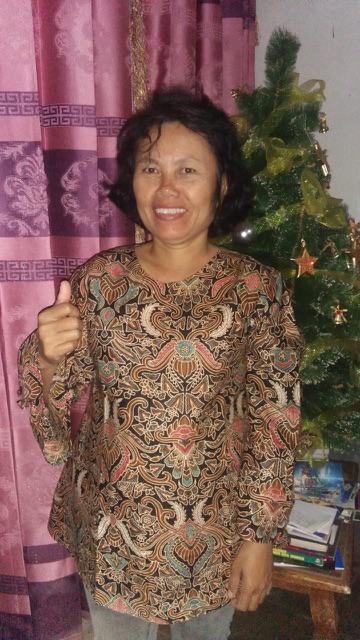 Blus Batik Perempuan M L Xl Batik Pekalongan Batik Cewek