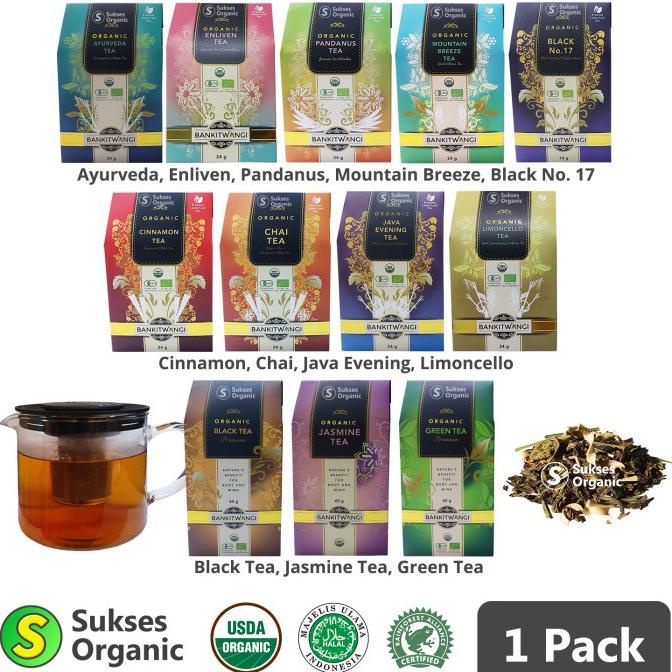 

[[BISA COD]] Bankitwangi Green Tea / Teh Hijau Organik Premium Isi 12pcs BERGARANSI Kode 1371